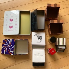 空き箱　空き箱　空かん　お菓子箱　まとめ10個の画像