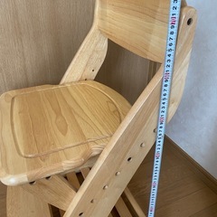 【子供用】300円学習椅子ライトブラウンの画像