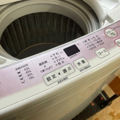 032603アクア6.0kg洗濯機2017年製の画像