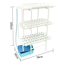 36m LAPOND 水耕栽培キット 中型水耕栽培器 育成システム 家庭用 ベランダ 庭 ポンプとポンプタイマー付き ４列３層  y032607m の画像