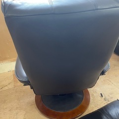 0325061人掛けリクライニングソファオットマン付の画像