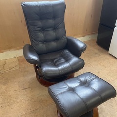 0325061人掛けリクライニングソファオットマン付