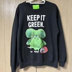 MILKBOY KEEP IT GREEN スウェット くま Lサイズ