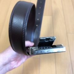 ジャンク　レザーベルト　ブラウンの画像