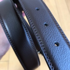 ジャンク　レザーベルト　ブラウンの画像