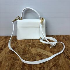 【ジャングルジャングル岩出店】【A615】ショルダーバッグ ヴィオラドーロ ホワイトの画像