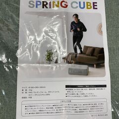 トランポリンクッション　No.2109　SPRING CUBE　迫田　【リサイクルショップどりーむ荒田店】の画像