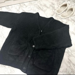 🤍新品　シャギーもふもふカーデの画像