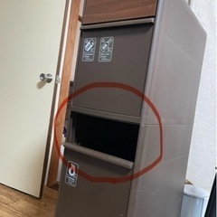 ダストボックス　3段　木目調の画像