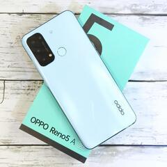 土日のみ【新品同様】OPPO Reno5 A  A103OP ワイモバイル アイスブルーの画像