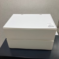 ニトリNインボックスレギュラー2段(ホワイト)の画像