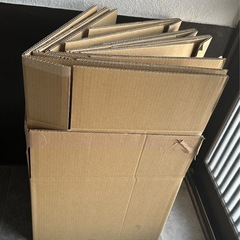 引っ越し後の無地ダンボール、差し上げます。