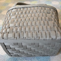 クラフトバンド籠バッグの画像