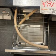 ☆中古￥8,800！ノーリツ　2口ガスコンロ　家電　2020年製　都市ガス用　【OC030】の画像