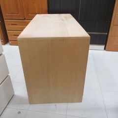 桐収納 3段 幅94.5×奥行44×高さ57cm 桐箪笥 着物収納 収納家具 苫小牧西店の画像
