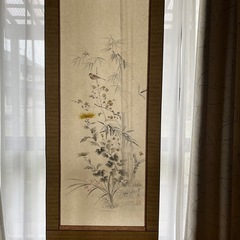 USED 掛け軸　秋画　