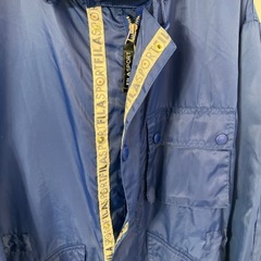 HA2503-557 配送不可 FILA SPORT ナイロンジャケット ブルー M-65タイプ キズ汚れ多数 サイズ:Sの画像