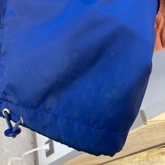 HA2503-557 配送不可 FILA SPORT ナイロンジャケット ブルー M-65タイプ キズ汚れ多数 サイズ:Sの画像