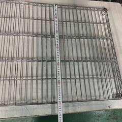 中古 ワイヤーシェルフ 物置 棚板 ワイヤー スチールラック 倉庫 幅広 120x60の画像