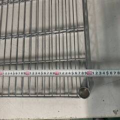 中古 ワイヤーシェルフ 物置 棚板 ワイヤー スチールラック 倉庫 幅広 120x60の画像