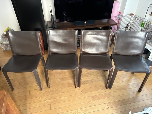 カッシーナ　CABチェア　4客