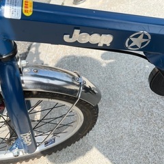 [決まりました]子供用JEEPの自転車の画像