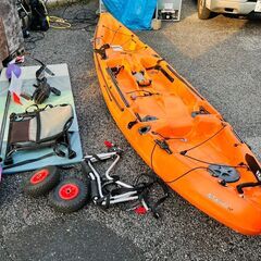 Riot Kayaks MAKO12 インパルスドライブ 足こぎカヤックの画像