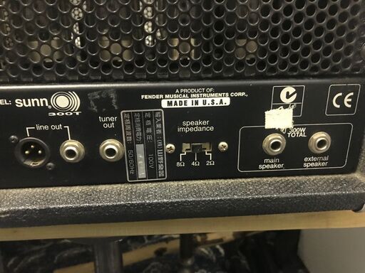 ギターアンプSUNN 300T ジャンク (かに) 本厚木のアンプの中古
