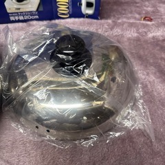 ステンレス鍋/新品未使用の画像