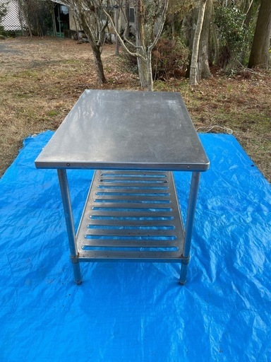 4/20まで！【業務用】ステンレス作業台 120×75×84cm 厨房用 中古