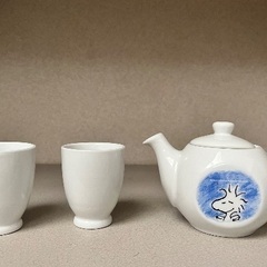 【お値下げ】スヌーピー（ティーポットと湯呑みセット）の画像