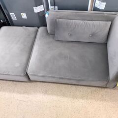 【A620】二人掛けソファ グレー
