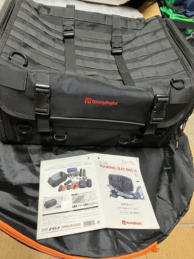 ツーリングシートバッグ