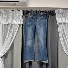 H&M セルフカット　インディゴデニム38
