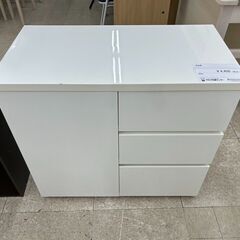 ★ジモティ割あり★  収納棚 白 H75×D42×W80.5 ク...