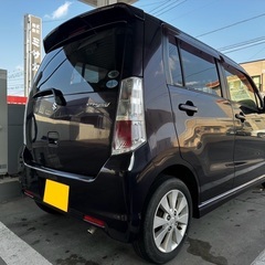 Bluetoothナビ付き☆月々8千円〜分割払い可‼️ 車検2年付き！【名義変更代込み】☆スズキ ワゴンRスティングレー☆Bluetoothナビ付き☆走行中DVD見れます☆ETC付き☆プッシュスタート☆ドライブレコーダー付きのフル装備☆純正アルミ☆事故修復歴無し☆そのまま乗って帰れます！の画像