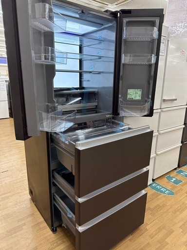 【ドリーム川西店御来店限定】新古品冷蔵庫　AQUA 5ドア両開501L AQR-TXA50 2024年製／クリーニング済み 【2002211255601840】