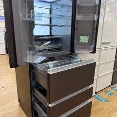 【ドリーム川西店御来店限定】新古品冷蔵庫　AQUA 5ドア両開501L AQR-TXA50 2024年製／クリーニング済み 【2002211255601840】の画像