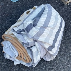 無料　掛け布団　タオルケット　枕　セット