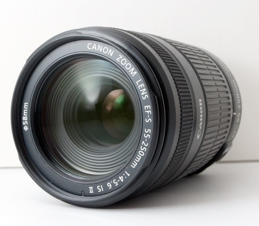 ★Canon EF-S 55-250mm IS Ⅱ★手ぶれ補正●純正望遠レンズ  1ヶ月動作補償あり！ 安心のゆうパック代引き発送！ 