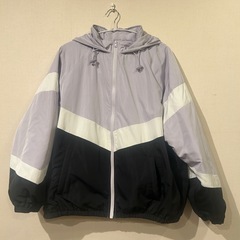 お値下げ可能　レディースＬ　COLZA 中綿入　配色ブルゾン　ジャンパー　フード付きの画像