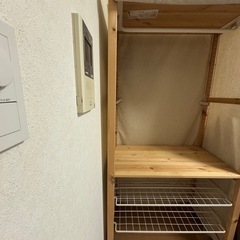 IKEA イーヴァル　ハンガーラック　棚の画像