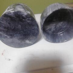 大理石 蓋付き容器 高さ 10.5cmの画像