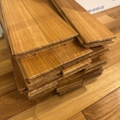 フローリング DIY★無垢材 チーク★オイル塗装仕上げ ♪値下げしましたの画像