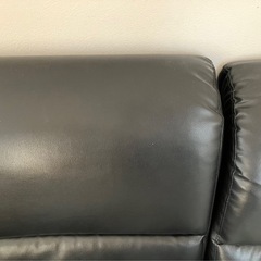 美品　　黒ソファの画像