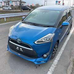 シエンタハイブリッドG★車検２年付き★純正ナビテレビバックモニタ★エアロ★社外ホイルの画像
