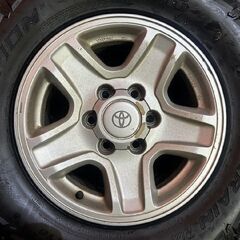 新品タイヤ PIRELLI SCORPION オールテレーン+ 265/70R16 112T トヨタ 90系ランクルプラド純正ホイール 16インチ 7J6HPCD139.7+15 (VTY951)の画像