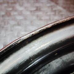 USトヨタ 40ランクル 輸出 純正ホイール フロント用 15インチ 1本 5.5J6HPCD139.7±0 ランクル60 スペア 背面　(VHC462)の画像