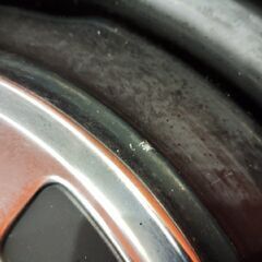 USトヨタ 40ランクル 輸出 純正ホイール フロント用 15インチ 1本 5.5J6HPCD139.7±0 ランクル60 スペア 背面　(VHC462)の画像