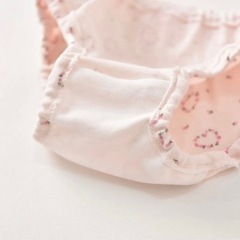 130cmキッズ ボクサーパンツ 3枚組 女の子ショーツ 綿100% 通気抗菌防臭 幼稚園短パン 女の子 下着 夏に快適未使用新品の画像